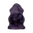 thumbnail image 1 of Natural Milan Sheepskin Single Rug | Plum | 2'x3', 1 of 6