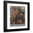 thumbnail image 1 of Milan Thomka Mitrovský 14x18 Black Modern Framed Museum Art Print Titled - Study of Composition with Biblical Scene (1910-1930), 1 of 5