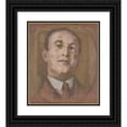 thumbnail image 1 of Milan Thomka Mitrovský 15x17 Black Ornate Wood Framed Double Matted Museum Art Print Titled - Stefan Letz (1926), 1 of 5