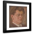thumbnail image 1 of Milan Thomka Mitrovský 15x18 Black Modern Framed Museum Art Print Titled - Portrait of an Unknown Man (1935-1940), 1 of 5