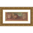 thumbnail image 1 of Milan Thomka Mitrovský 18x10 Gold Ornate Wood Frame and Double Matted Museum Art Print Titled - Head of John the Baptist ‘Salome’ (1922-192), 1 of 4