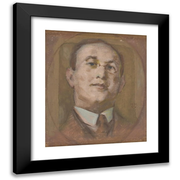 Milan Thomka Mitrovský 20x23 Black Modern Framed Museum Art Print Titled - Stefan Letz (1926)
