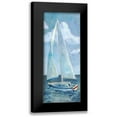 thumbnail image 1 of Milan, Vittorio 8x14 Black Modern Framed Museum Art Print Titled - Race Day I, 1 of 5