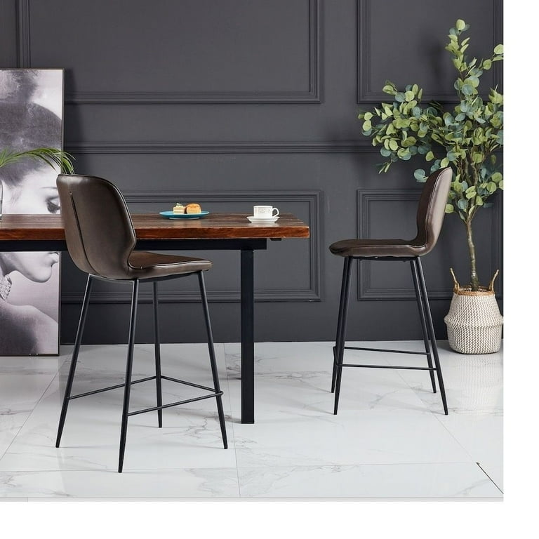 Milana 26 inch Bar Stool Set of 2 Tobacco