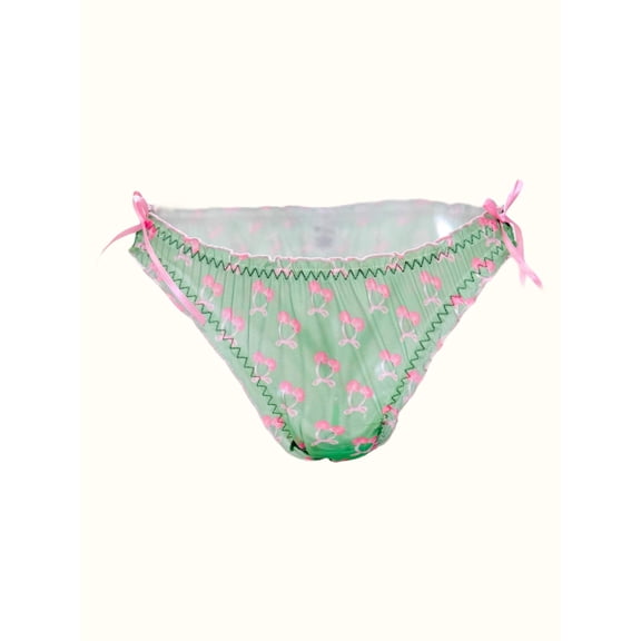Milanblocks Summer Floral Fantasy Coquette Mesh Panty Set