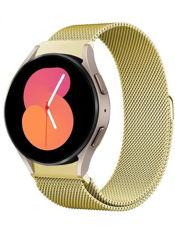 Milanese Bands for Samsung Galaxy Watch 6/5/4/7/FE Band 40mm 44mm/Classic 47mm 43mm 46mm 42mm Women/Men,Magnetic Loop Strap for Samsung Galaxy watch 5 Pro band 45mm,No Gap Metal Mesh Correa Wristband