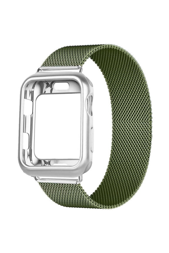 Milanese Loop Case+Strap for Apple Watch Band Ultra 44m