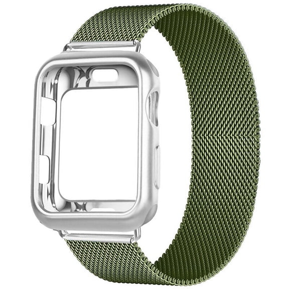 Milanese Loop Case+Strap for Apple Watch Band Ultra 44m