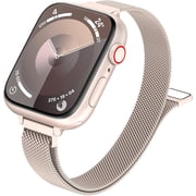 Milanese Loop Compatible with Apple Watch 38mm 40mm 41mm 42mm 44mm 45mm 49mm Women, Slim Stainless Steel Magnetic Mesh Strap for iWatch Series 11 10 9 8 7 6 5 4 3 SE 3 2 1 Ultra