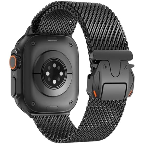 Metal Watch Loop Milanese Loop Metal Band Compatible with Apple Watch Ultra 4 3 2 1 for ...