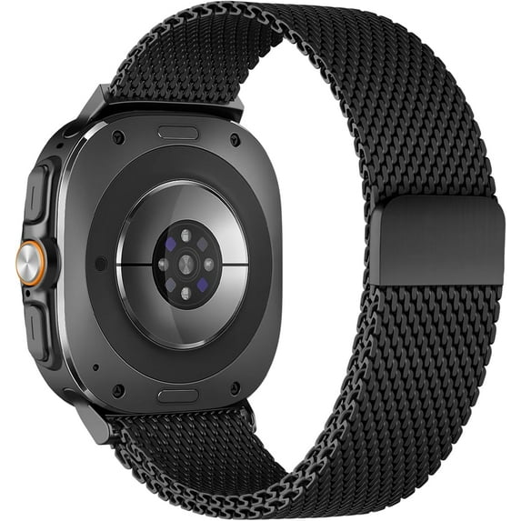 Milanese Loop Metal Bands for Samsung Galaxy Ultra Watch Band 2025/2024,Stainless Steel Magnetic/Parachute Mesh Titanium Strap Men Women for Samsung Galaxy Watch Ultra 47mm Band Correa Reloj