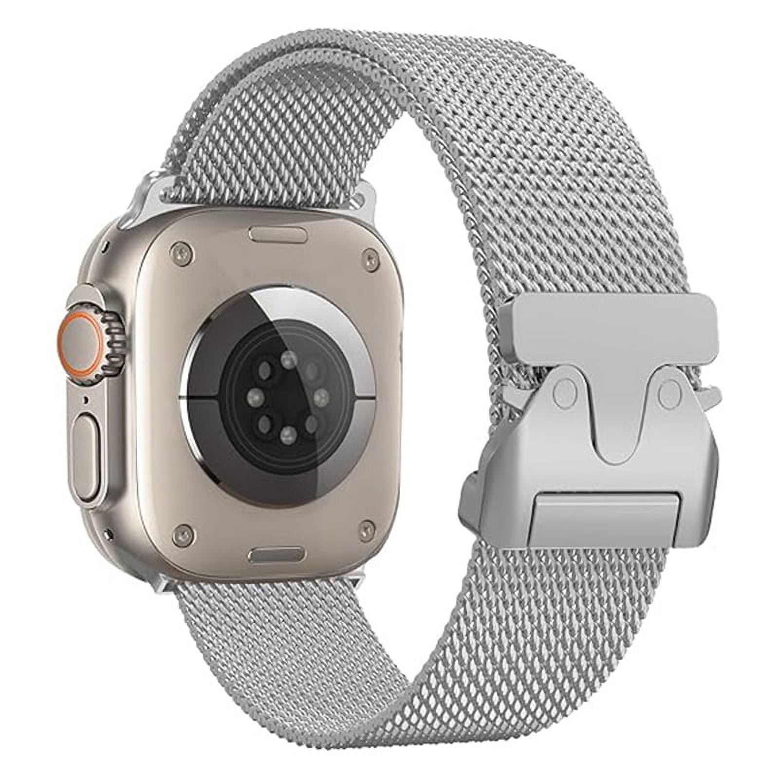 Milanese Loop Strap for Apple Watch Band Ultra 2 49mm 46mm  display picture 3