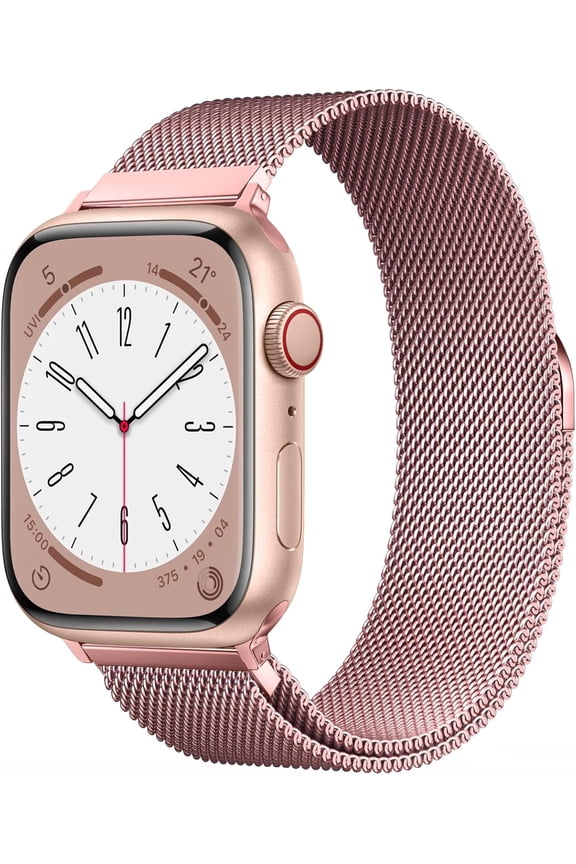 Milanese Loop Watch Band For Apple Watch 38Mm, 40Mm, 41Mm, Magnetic Adjustable Metal Band