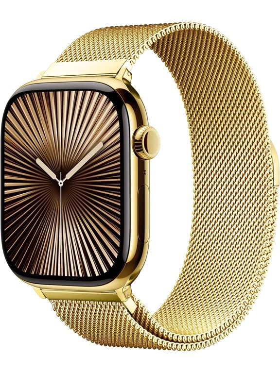 Milanese Loop Watch Band For Apple Watch 38Mm, 40Mm, 41Mm, Magnetic Adjustable Metal Band