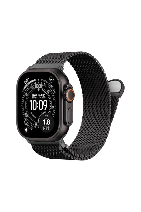 Milanese Mesh Loop Compatible for Apple Watch Band 42mm 41mm 40mm 38mm Men Women,Stainless Steel Metal Magnetic Strap for iWatch Series 11/10/9/8/7/6/5/4/3/2/1 SE 3/2/1