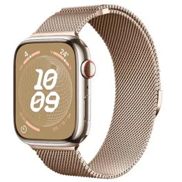 Milanese Loop Strap for Apple Watch10 Band Ultra2 49mm 46mm 45mm