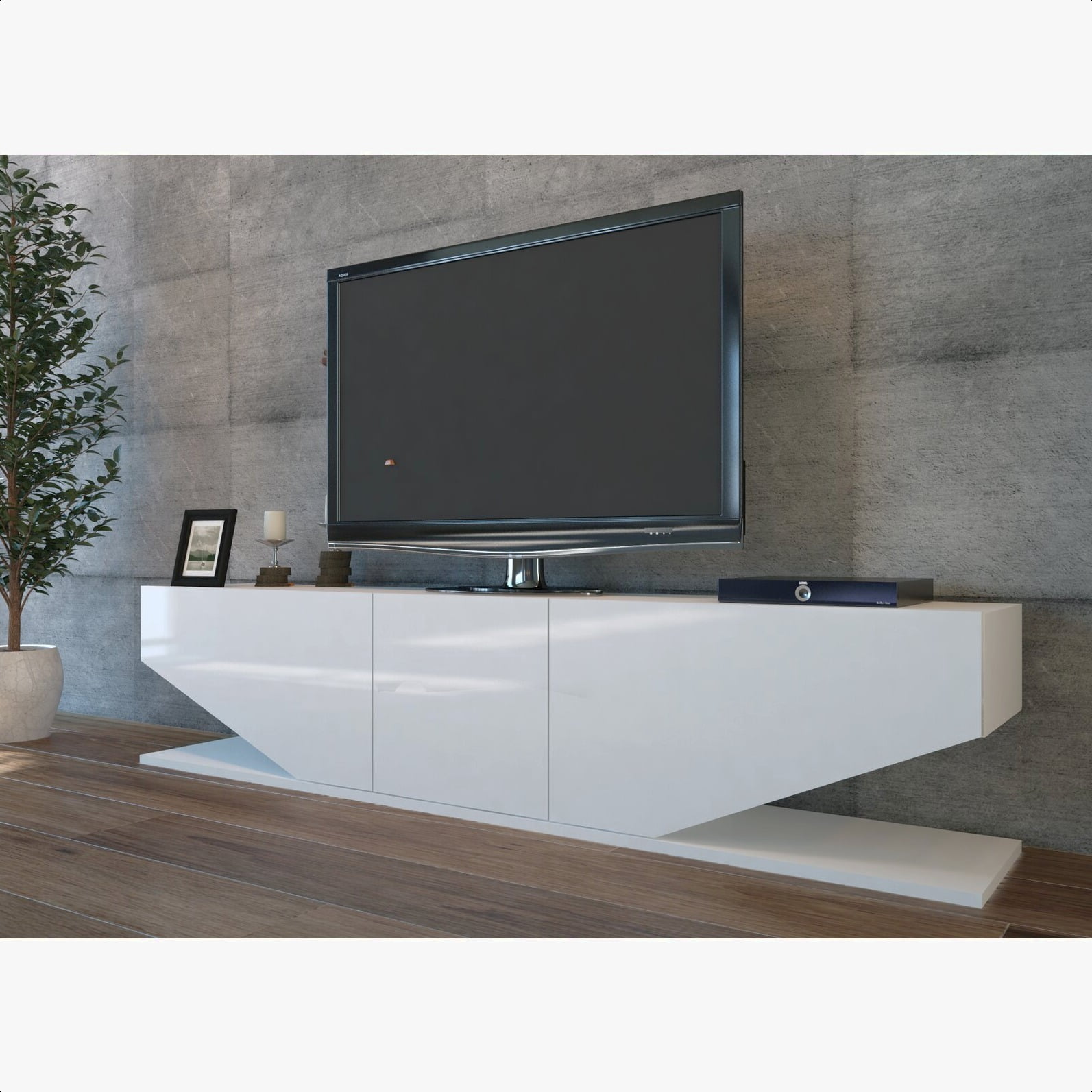 Milanhome Agarita TV Stand for TVs up to 71