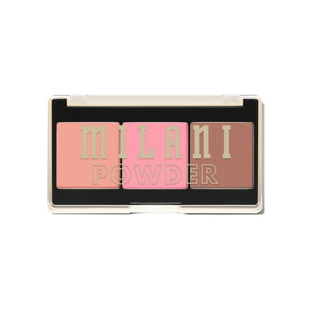 Milani Cheek Kiss Powder Blush Trio, Golden Hour Glow