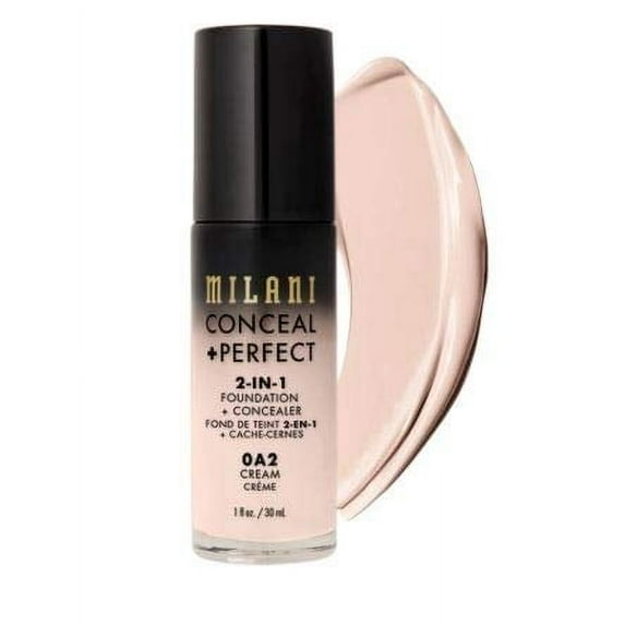 Milani Conceal + Perfect 2 In 1 Foundation 0A2 Cream 1oz / 30ml