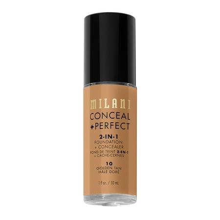 Milani Conceal + Perfect 2-in-1 Foundation + Concealer, Golden Tan