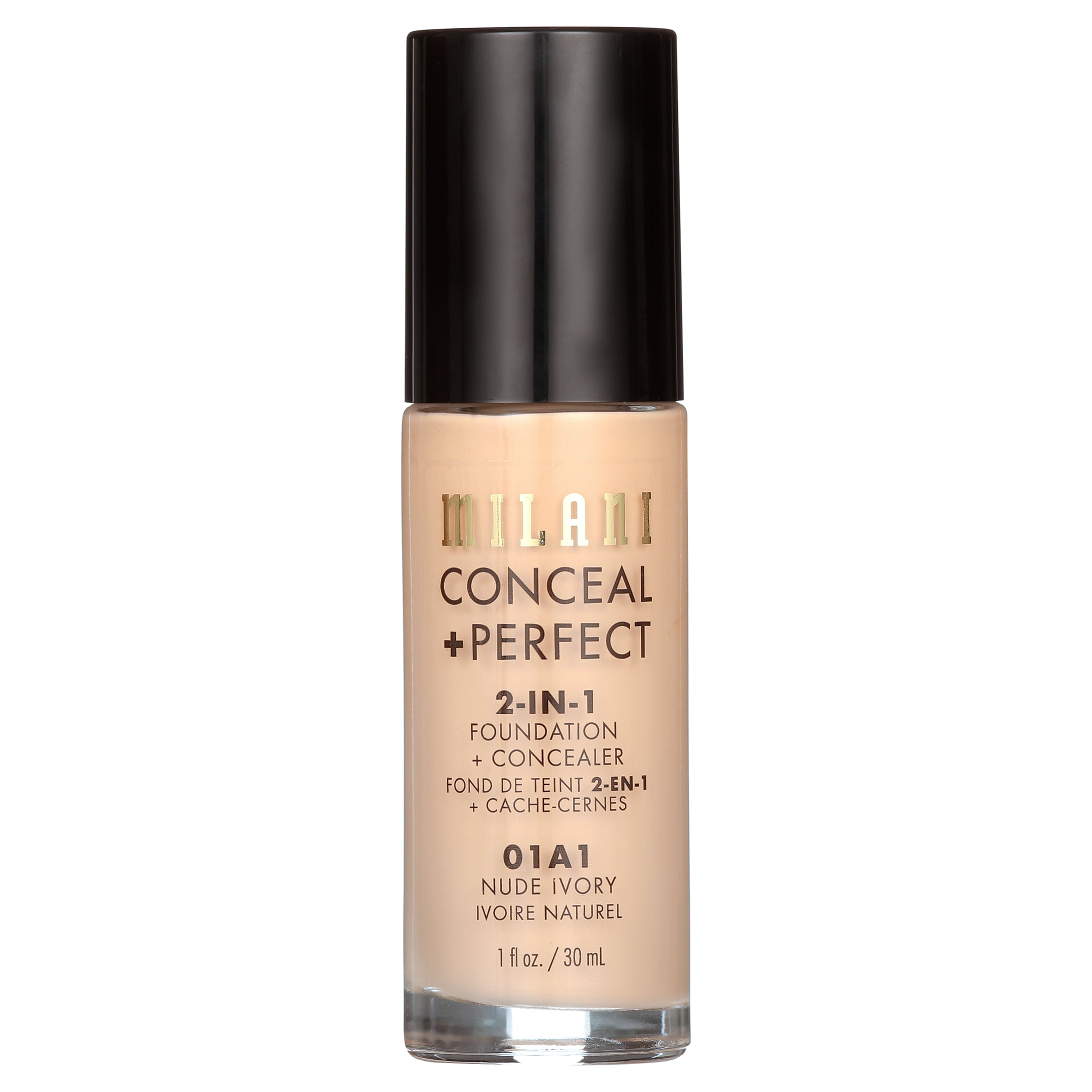 Milani Conceal + Perfect 2In1 Foundation + Concealer, Nude Ivory
