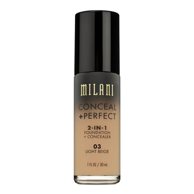 Milani Conceal + Perfect 2-in-1 Foundation + Concealer, Light Beige