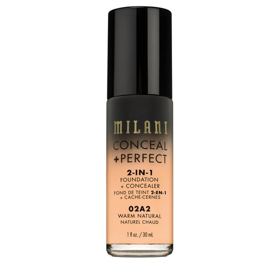 Milani Conceal + Perfect 2-in-1 Foundation + Concealer, Warm Natural
