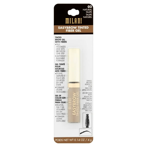 Milani Easybrow Tinted Fiber Gel, Natural Taupe