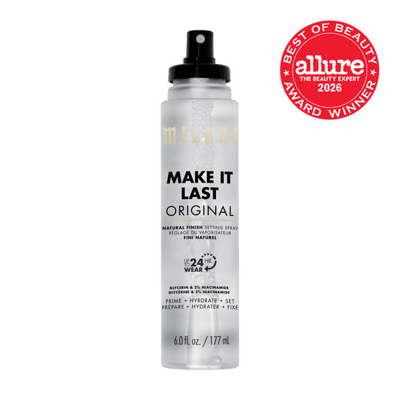 Milani Make It Last Jumbo XL Setting Spray, Prime + Hydrate + Set, Natural Finish, 6 fl oz