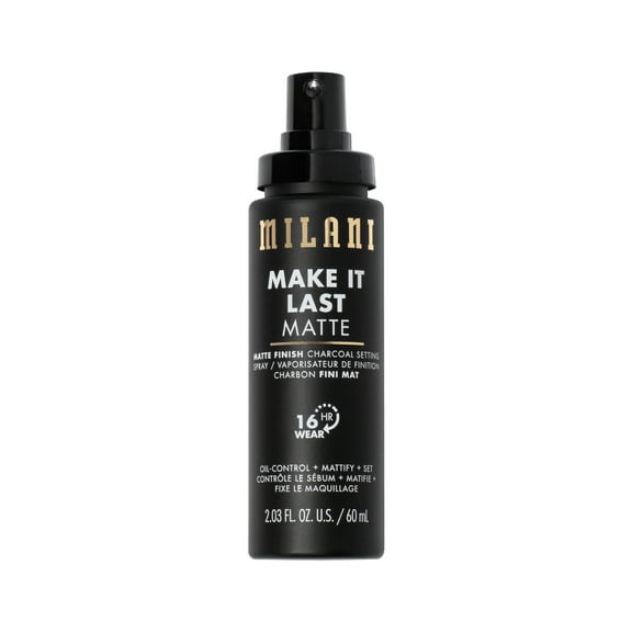 Milani Make It Last Matte Setting Spray, Charcoal, 2.03 fl oz