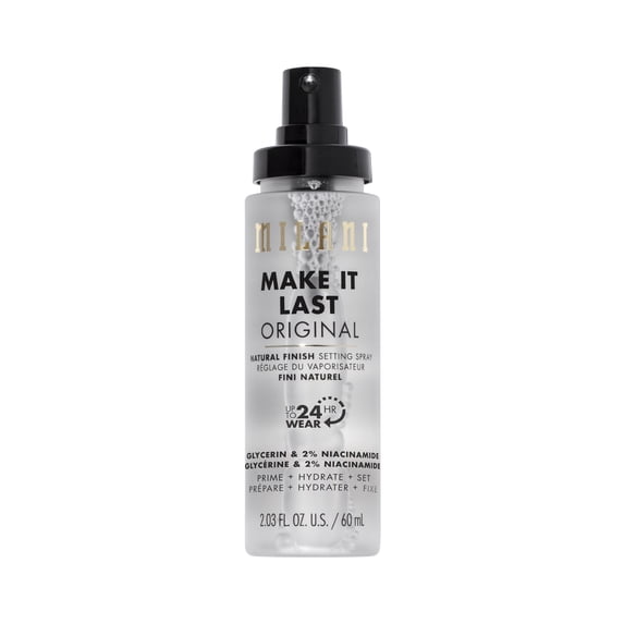 Milani Make It Last Setting Spray, Prime + Correct + Set, Natural Finish, 2.03 fl oz