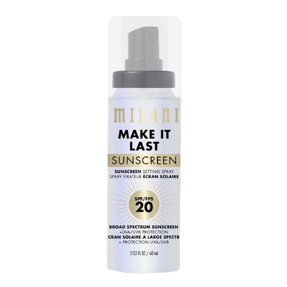 Milani Make It Last Sunscreen - Sunscreen Setting Spray SPF 30 - 2.02 oz (Packaging May Vary)