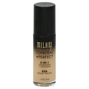 Milani Mln 2-in-1 Foundation Conceal Crmy Nat