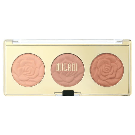 Milani Rose Blush Trio Palette, Floral Fantasy