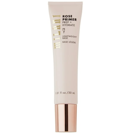 Milani Rose Makeup Primer Lotion - Makeup Base, Pore Minimizing, Hydrating Face Primer, 1.0 fl oz