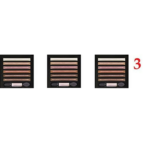 Milani Runway Eyes Fashion Eyeshadow, 01 Designer Browns - (Pack of 3)
