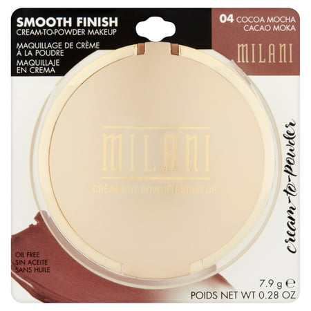 Milani Smooth Finish Cream-To-Power Makeup, 04 Cocoa Mocha, 0.28 Oz.