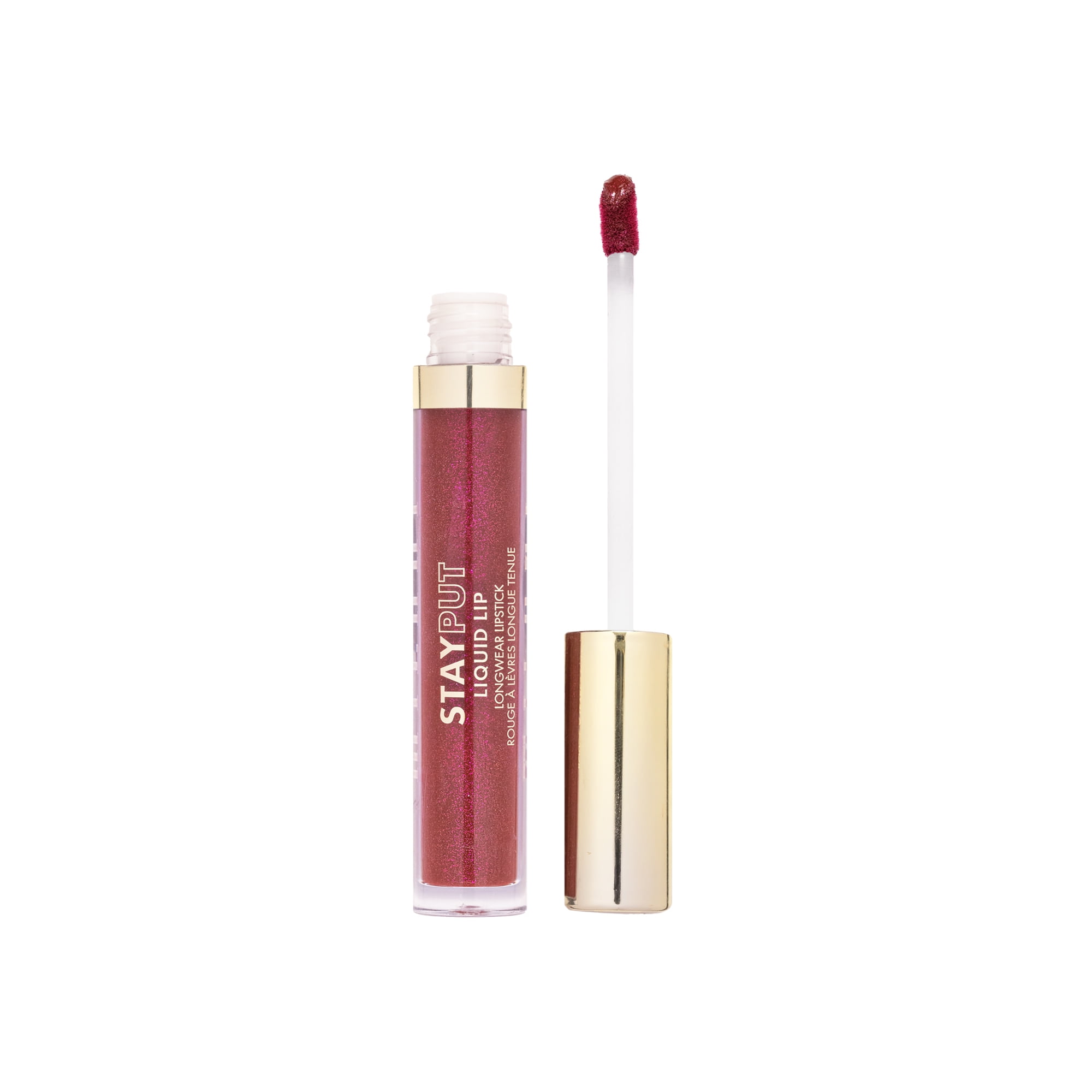 Milani Stay Put Liquid Lip Shimmer Lipstick, Salud
