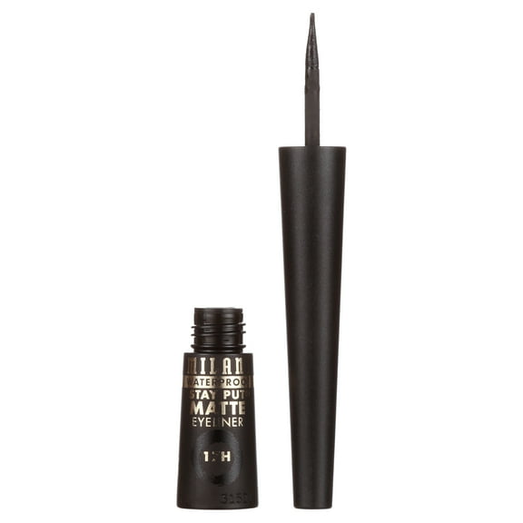Milani Stay Put Matte Eyeliner, Black Waterproof