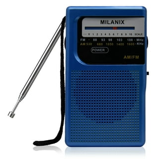 Multi-Band AM/FM/SW1-2 Radio Transistor Radio AC or Battery Operated with  Best Reception Big Speaker and Precise Tuning Knob with AUX in & 3.5mm