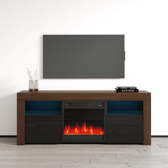 Milano 145EF Electric Fireplace Modern 58" TV Stand