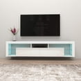 Milano 200 Floating TV Stand for TVs up to 90", Modern High Gloss 79