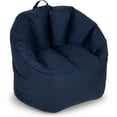 thumbnail image 1 of Milano Bean Bag Chair for Kids, Teens, Adults, Denim Cobalt Lenox, Durable Woven Polyester, 2.5 foot Refillable, 1 of 8