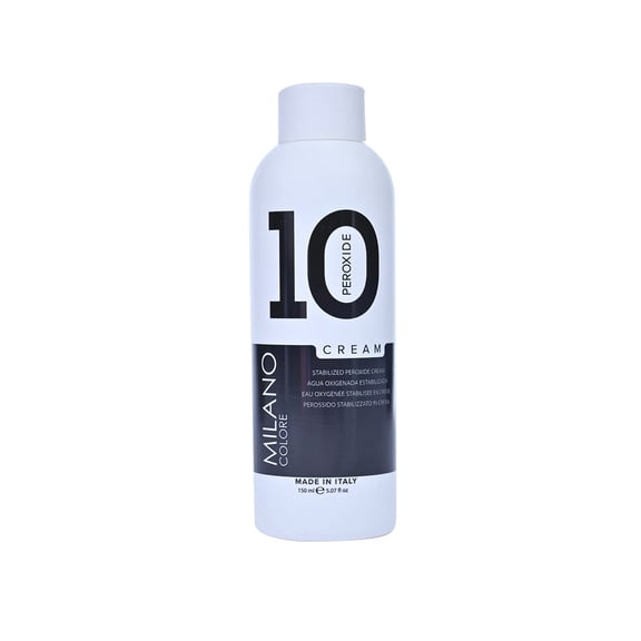 Milano Care Peroxide Cream Hydrogen Peroxide Developer for Hair Coloring Professional Salon Bleaching Cream, Volume 10 Creme Developer, 5.03 fl oz/150 ml