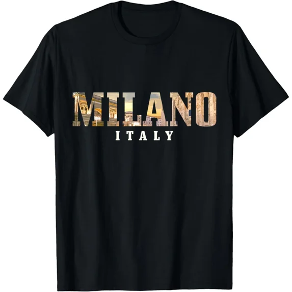 Milano Italia Skyline Italy Italy Souvenir Vintage T-Shirt