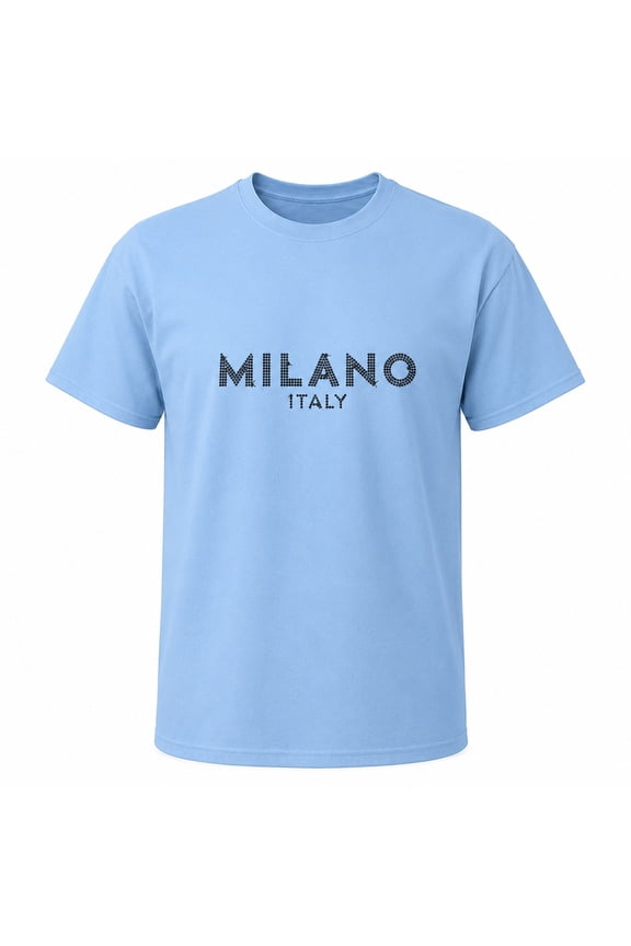 Milano Italy Graphic T-Shirt, Unisex Classic Fit Short Sleeve Tee