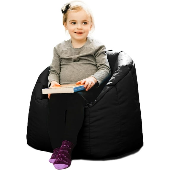 Milano Kid's Smartmax Black Beanbag Chair