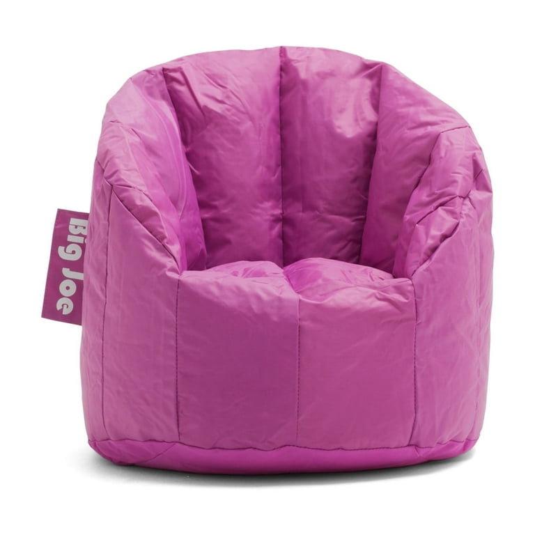 Big Joe, Child-Sized Bean Bag Chair, Refillable, Pink Passion