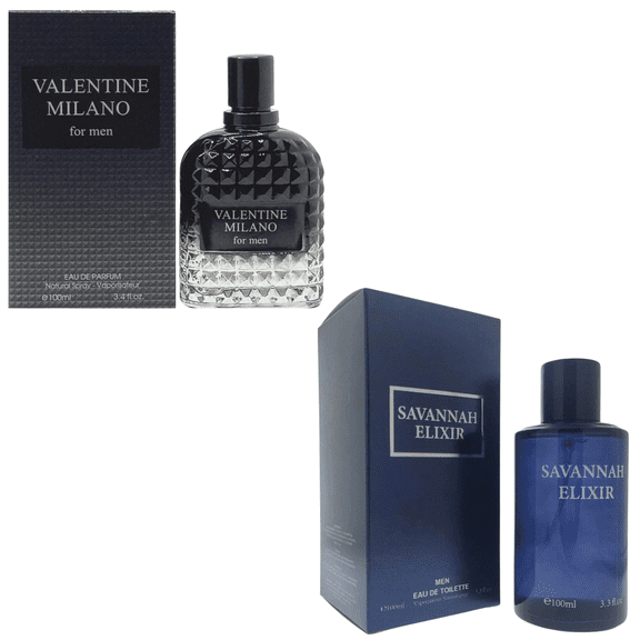 Milano Men Cologne 100ml - Men Perfume - Savannah Elixir 100ml - Eau de Parfum - Long Lasting Fragrance - Masculine Scent - Pack of 2 for Men