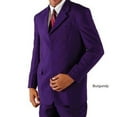 thumbnail image 1 of Milano Moda Men's 3 Button Single Breasted Dress Suit 802-Purple-42Long-36Pants, 1 of 1